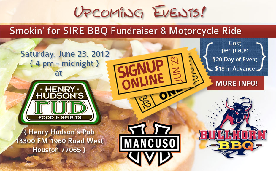 SIRE's Upcoming Events