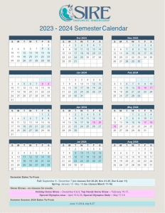 SIRE Semester Calendar 2023-2024